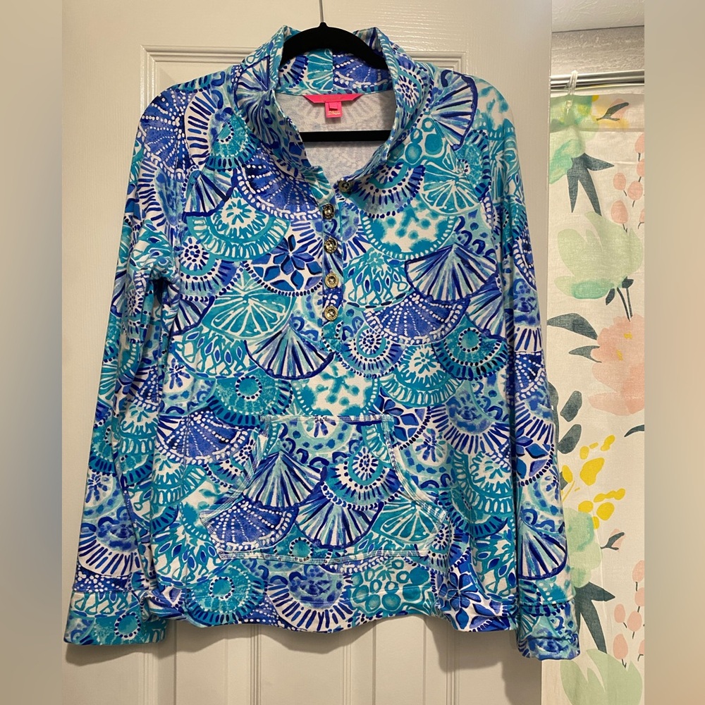 GUC Lilly Pulitzer Captain Popover Turquoise Oasis